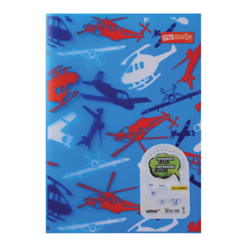 Mynote Pp Okul Defteri A4 80 Yaprak Çizgili - 1