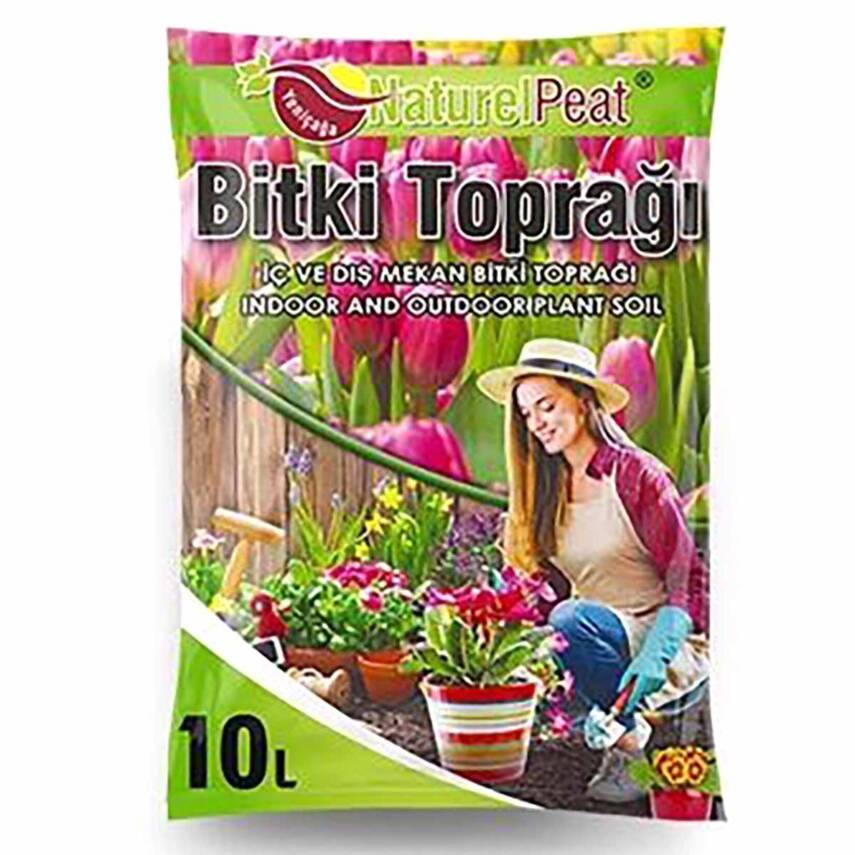 Naturelpeat Çiçek ve Saksı Toprağı 10 L - 1