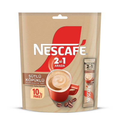 Nescafé 2si 1 Arada Sütlü Köpüklü 10'lu Paket 100 G - Nescafé