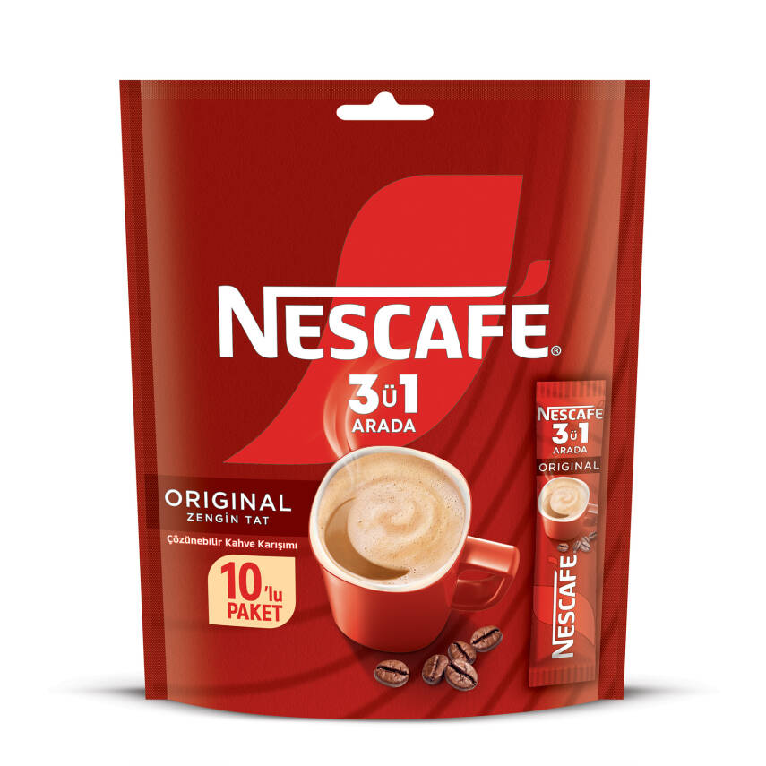 Nescafé 3ü1 Arada Paket 10 x 17.5 G - 1