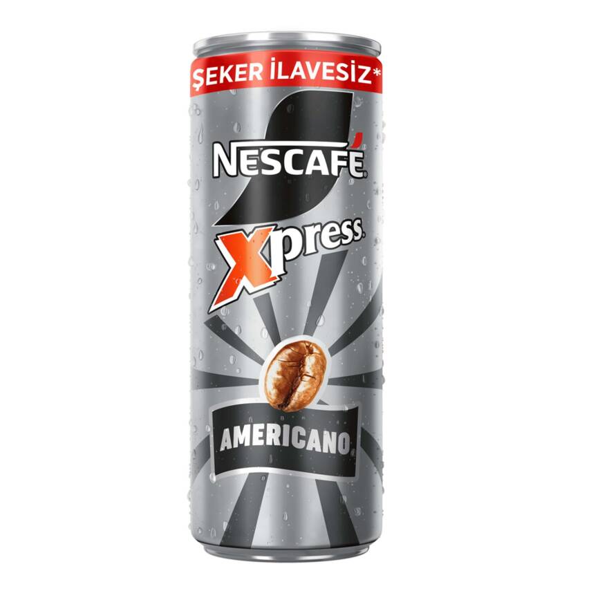 Nescafé Xpress Americano Şeker İlavesiz Soğuk Kahve 250ml - 1