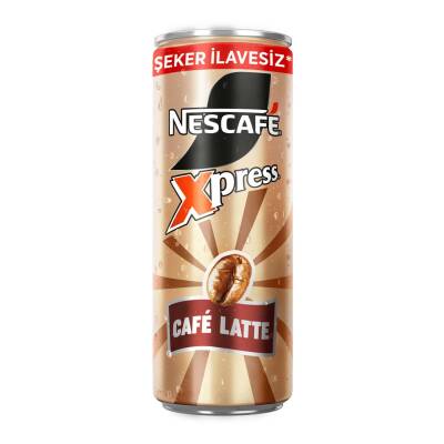 Nescafé Xpress Café Latte Şeker İlavesiz Soğuk Kahve 250ml - Nescafé