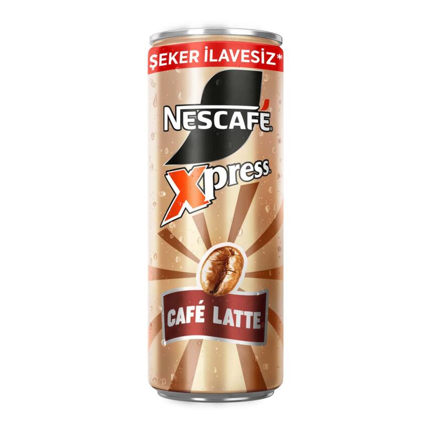 Nescafé Xpress Café Latte Şeker İlavesiz Soğuk Kahve 250ml - 1