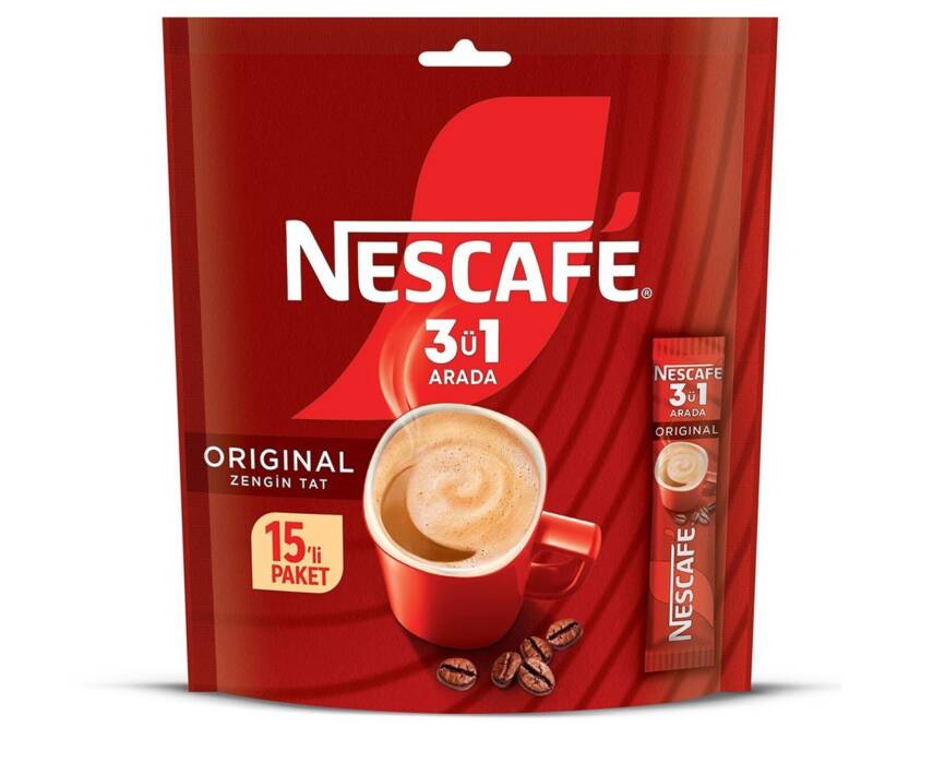 Nescafe 3'ü 1 Arada 15 x 17.5 G - 1