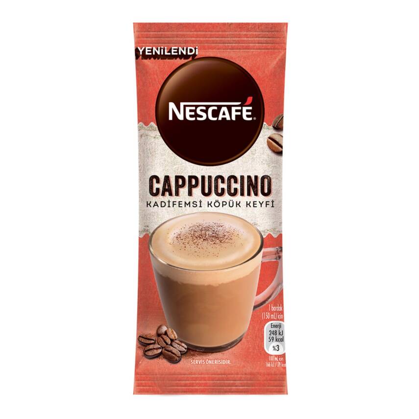 Nescafe Cappuccino Kahve Karışımı 14 G - 1