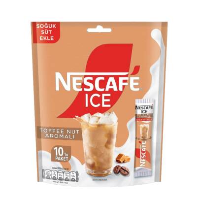Nescafe Ice Toffee Nut Aromalı Paket 10 x 10,5 G - Nescafe
