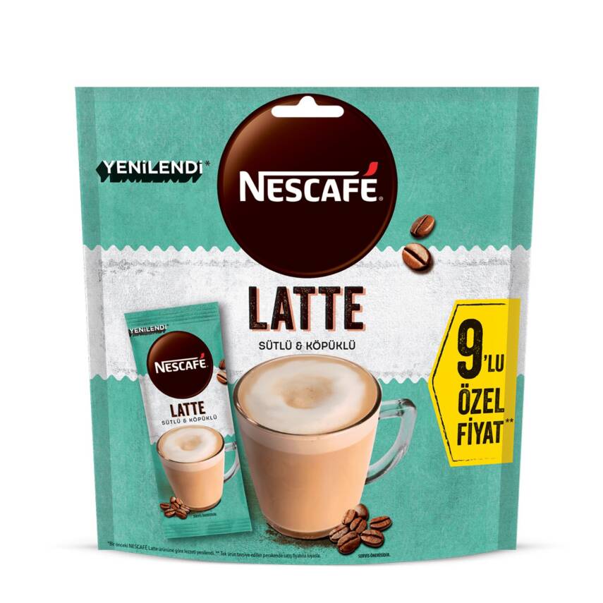 Nescafe Latte Paket 9 x 14,5 G - 1
