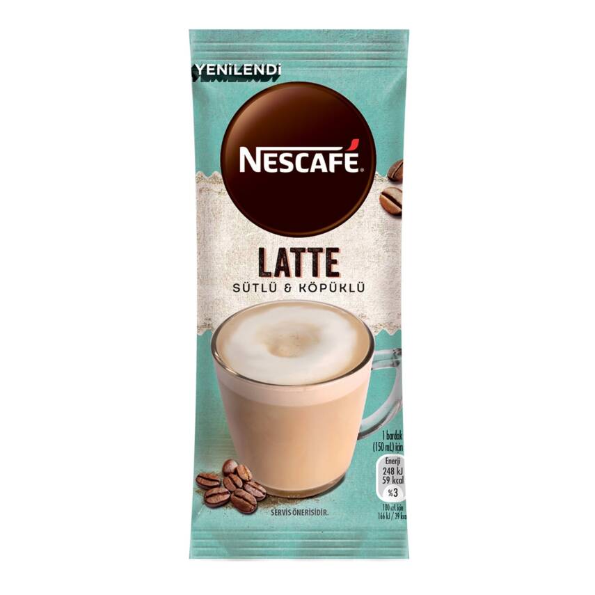 Nescafe Latte Sütlü ve Köpüklü Kahve Karışım 14.5 G - 1
