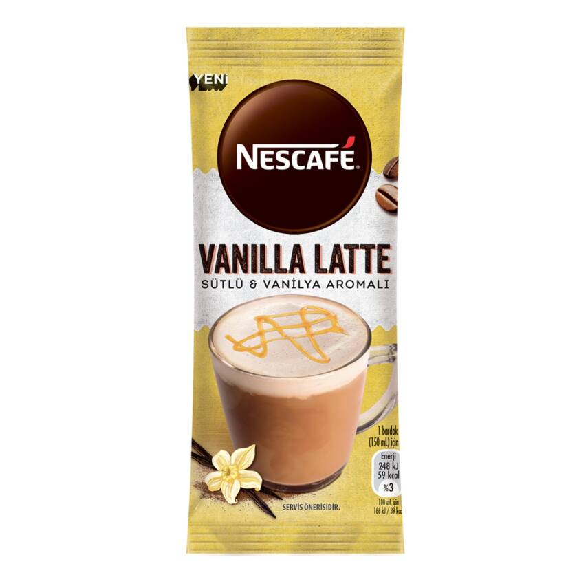 Nescafe Vanilla Latte Sütlü ve Vanilya 14.5 G - 1