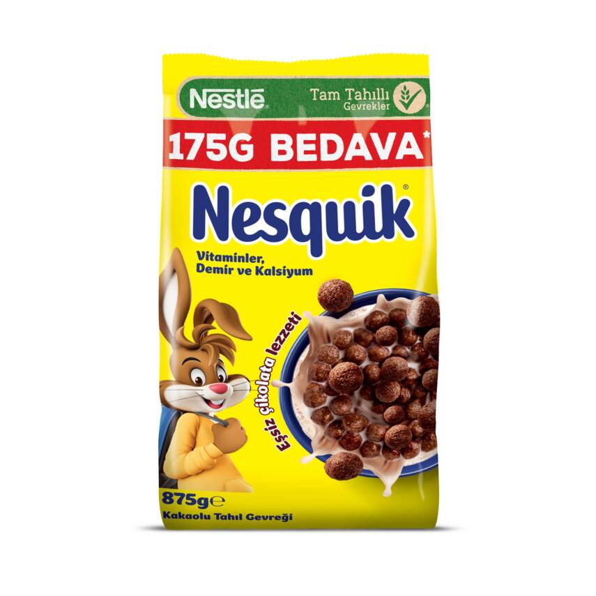 Nesquik Mısır Gevreği 875 G - 175 G Bedava - 1