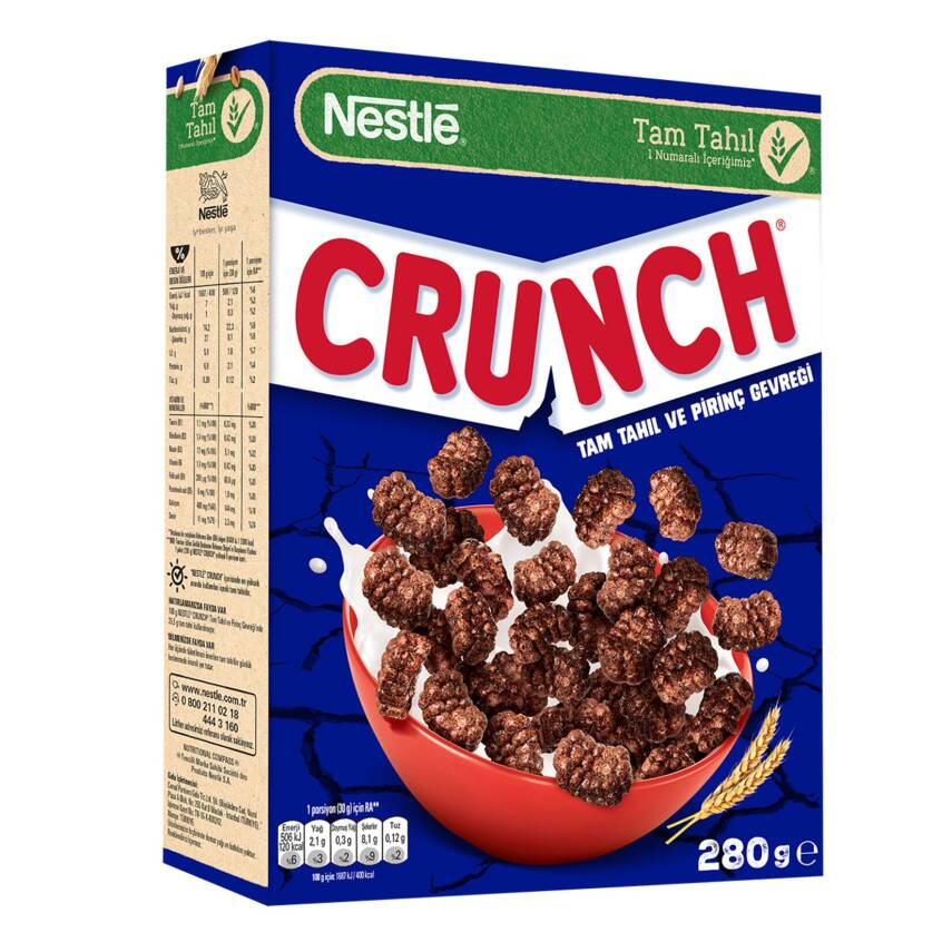 Nestle Crunch Tam Tahıl ve Pirinç Gevreği Kutu 280 G - 1