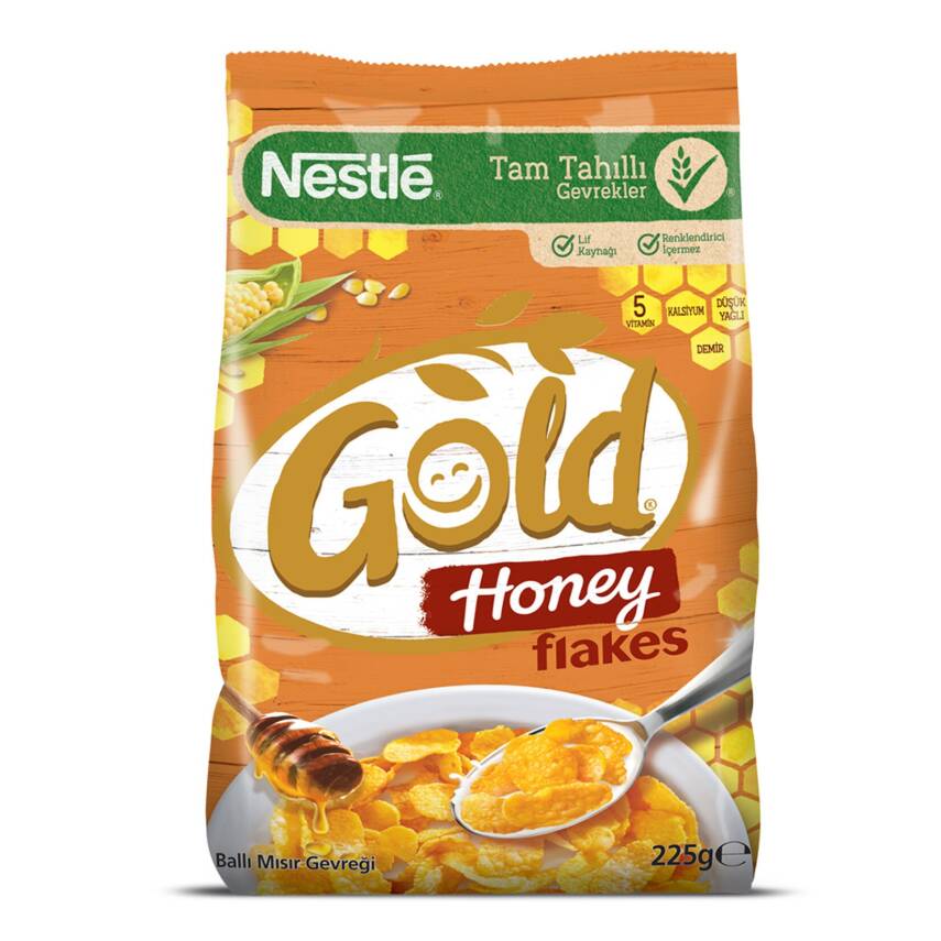 Nestle Gold Honey Flakes Ballı Mısır Gevreği 225 G - 1