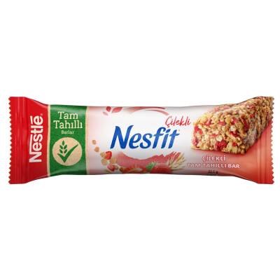 Nestle Nesfit Çilekli Tam Tahıllı Bar 23,5 G - Nestlé