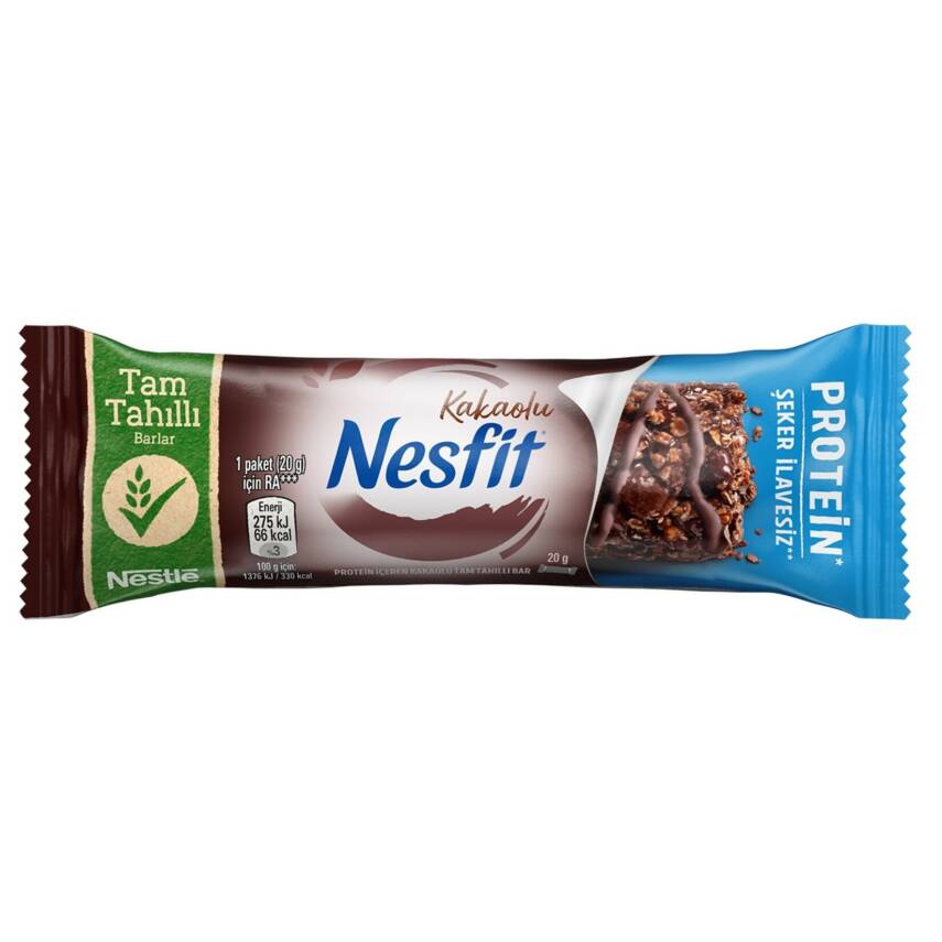 Nestle Nesfit Proteinli Kakaolu Tam Tahıllı Bar 20 G - 1
