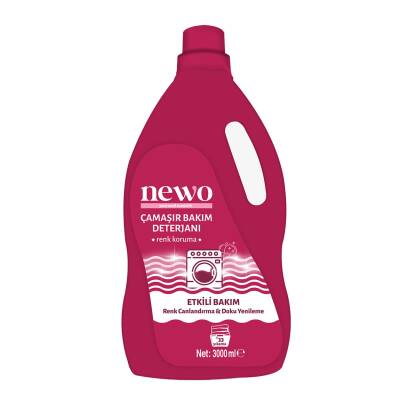 Newo Sıvı Çamaşır Bakım Deterjanı Renkli 3L - Newo