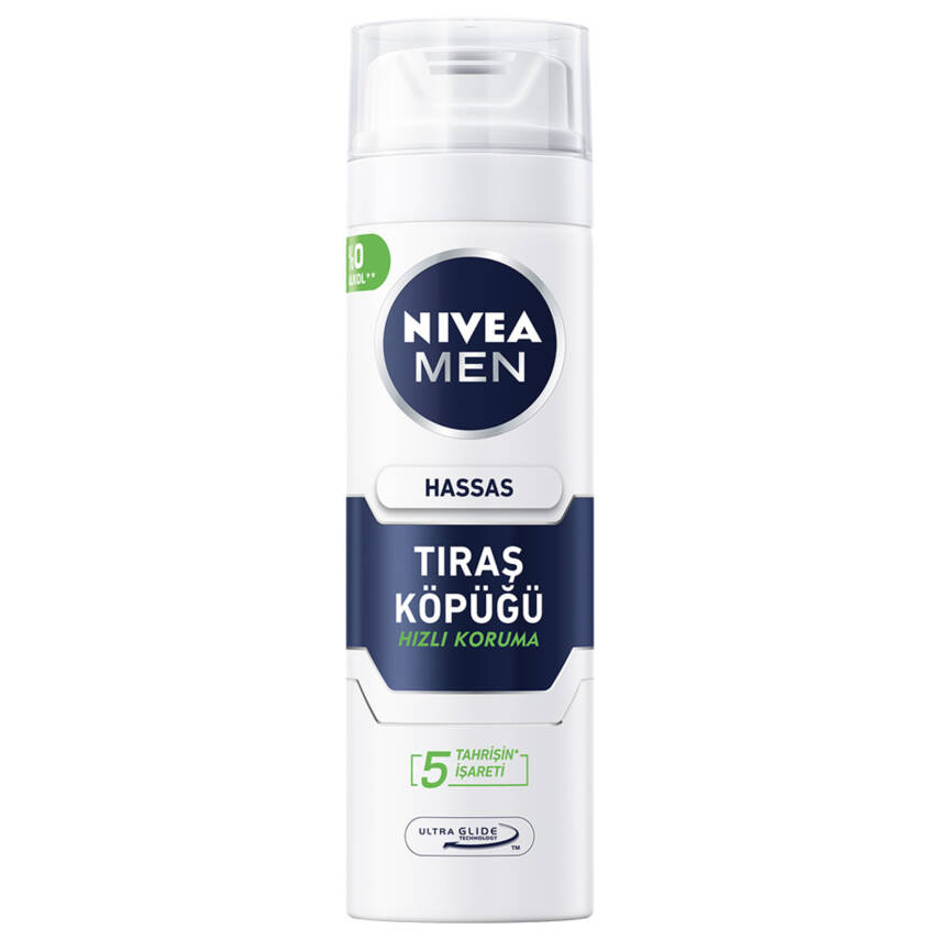 NIVEA MEN Erkek Hassas Ciltler İçin Tıraş Köpüğü 200 Ml - 1