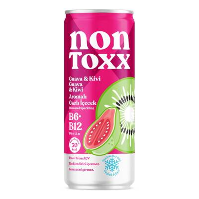 Nontoxx Guava & Kivi Aromalı Sirkeli İçecek 250 Ml - Nontoxx