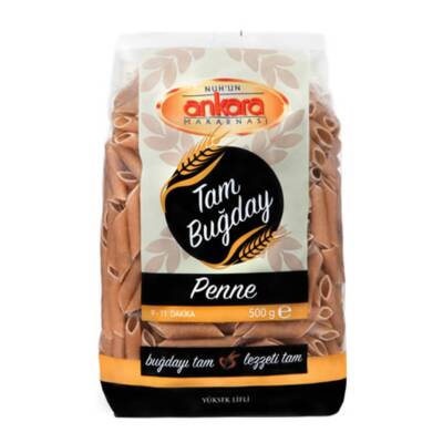 Nuhun Ankara Tam Buğday Penne Makarna 500 G - Nuhun