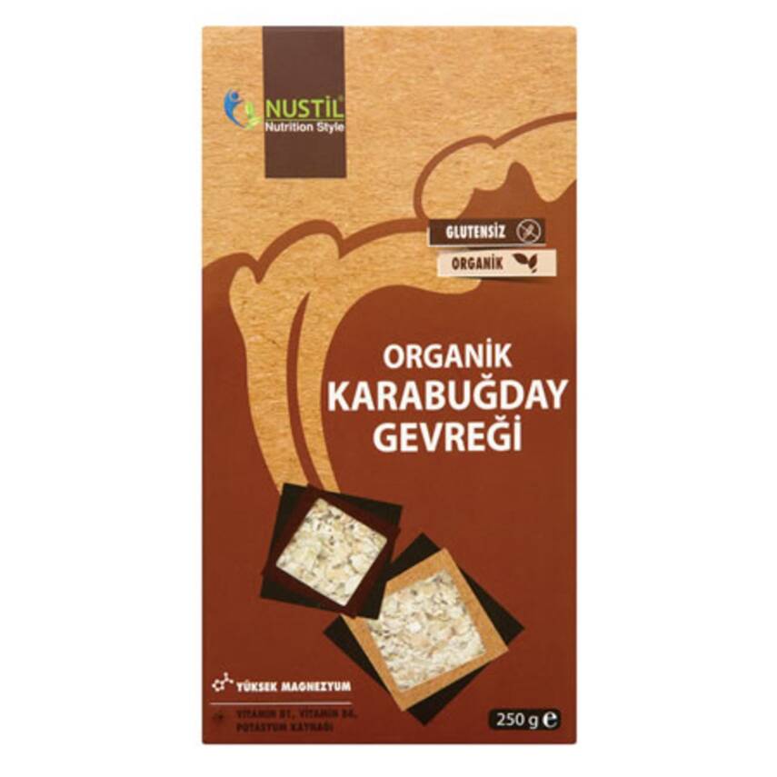 Nustil Organik Glutensiz Karabuğday Gevreği 250 G - 1