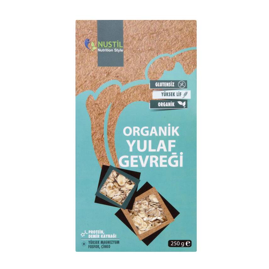 Nustil Organik Yulaf Ezmesi 250 G. - 1