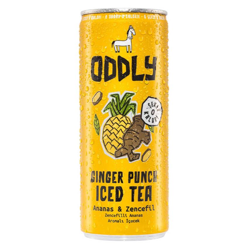 Oddly Ginger Punch Yeşil Çay Ananas Zencefil 250 Ml - 1