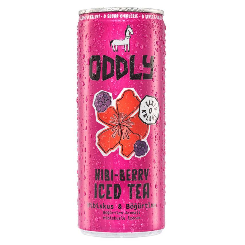 Oddly Hibiberry Soğuk Çay Hibiscus Böğürtlen 250 Ml - 1