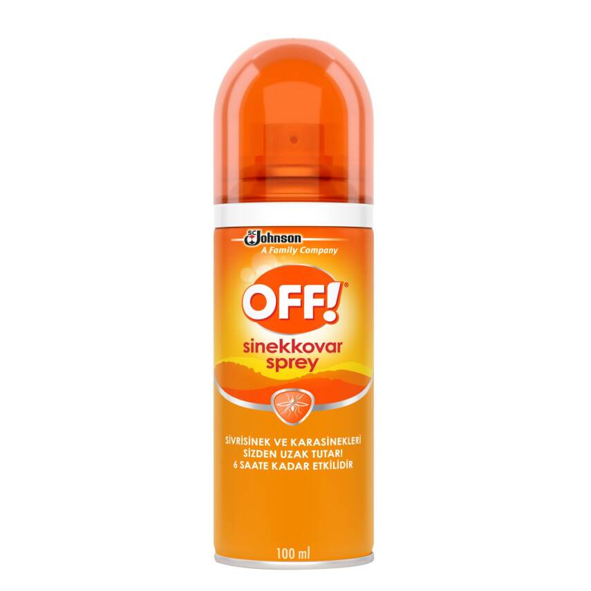 OFF! Sinekkovar Sprey 100ml 6 Saate Kadar Etki - 1