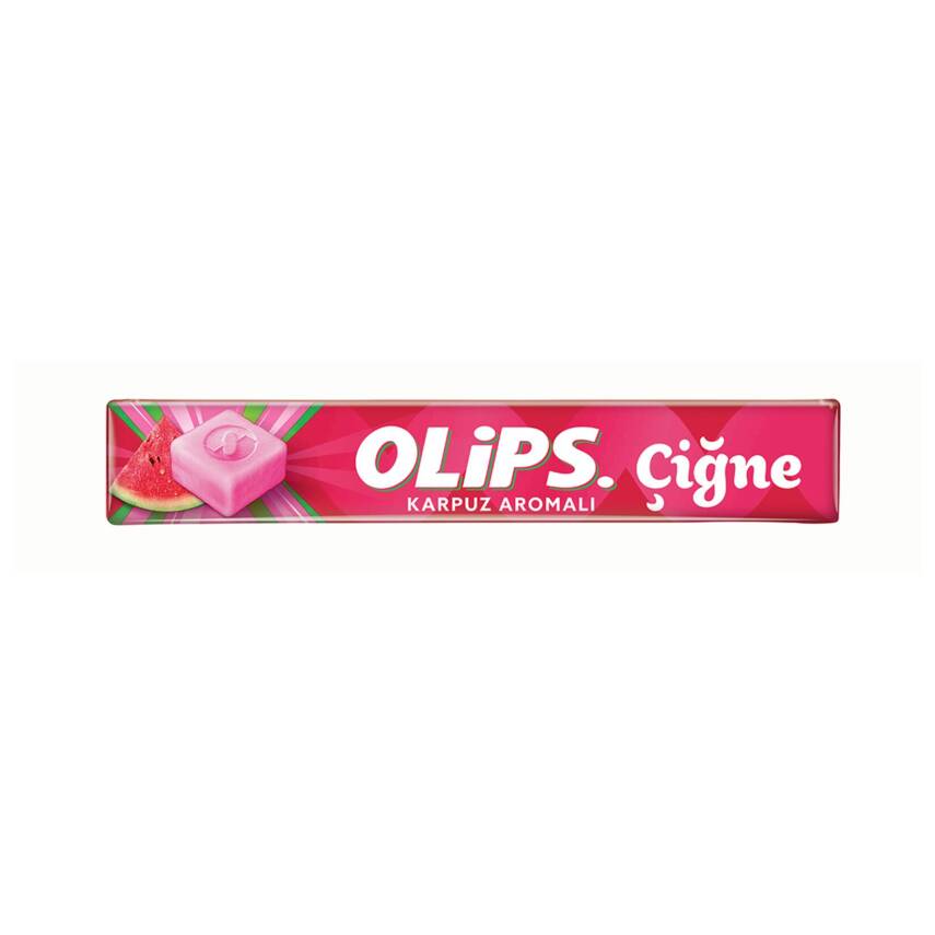 Olips Çiğne Karpuz Aromalı Yumuşak Şekerleme 47 G - 1