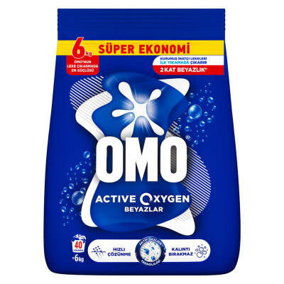 Omo Active Oxygen 40 Yıkama 6 Kg - Omo
