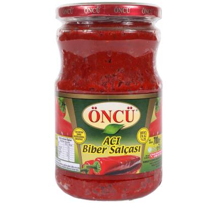 Öncü Biber Salçası Acı Cam 700 G - Öncü