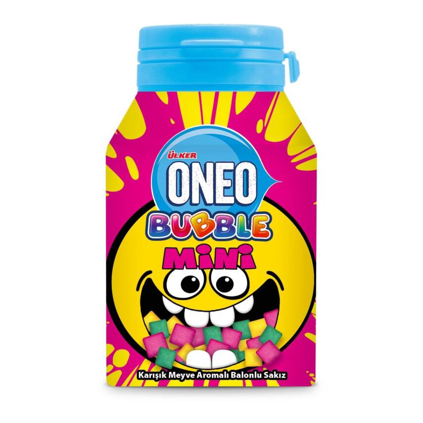 Oneo Bubble Mini Karışık Meyve Aromalı Sakız 60 G - 1