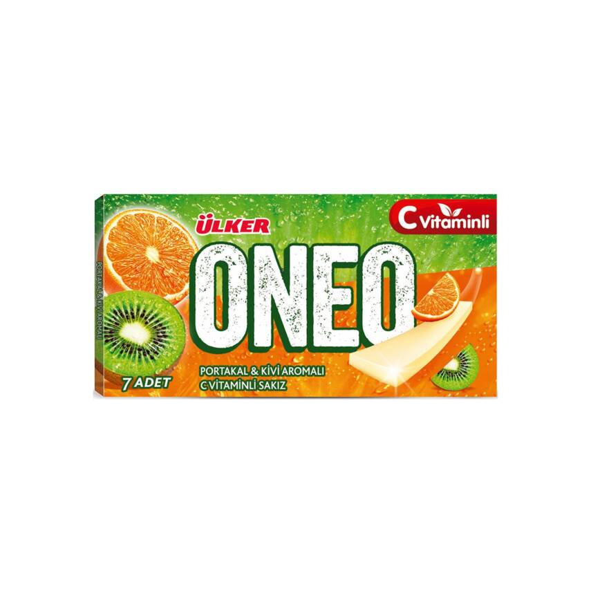 Oneo Slims Portakal&Kivi Aromalı Şekersiz Sakız 14 G - 1