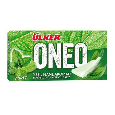 Oneo Slims Yeşil Nane Aromalı Tatlandırıcılı Sakız 14 G - Oneo