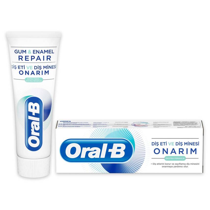 Oral-B Diş Eti ve Diş Minesi Onarıcı Ekstra Ferahlık 75Ml - 1