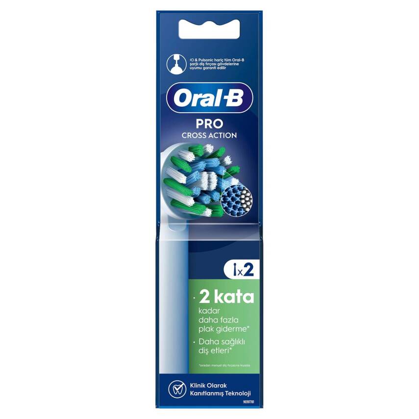 Oral-B Diş Fırçası Yedek Başlığı Cross Action 2 Adet - 1
