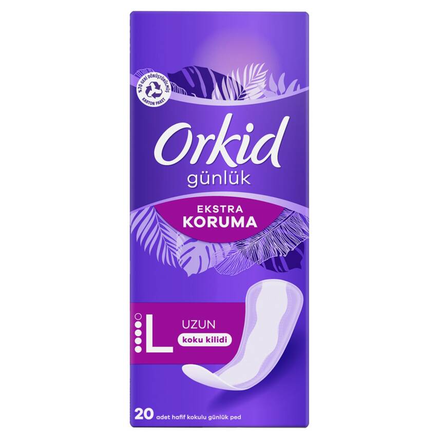 Orkid Günlük Ped Extra Koruma Uzun 20'li - 1