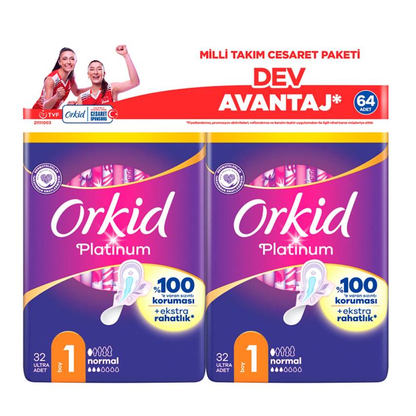 Orkid Platinum Cesaret Paketi Normal 64'lü - 1