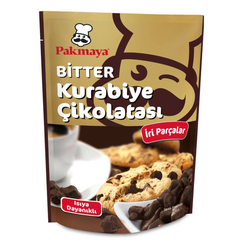 Pakmaya Bitter Kurabiye Çikolatası 90 G - 1