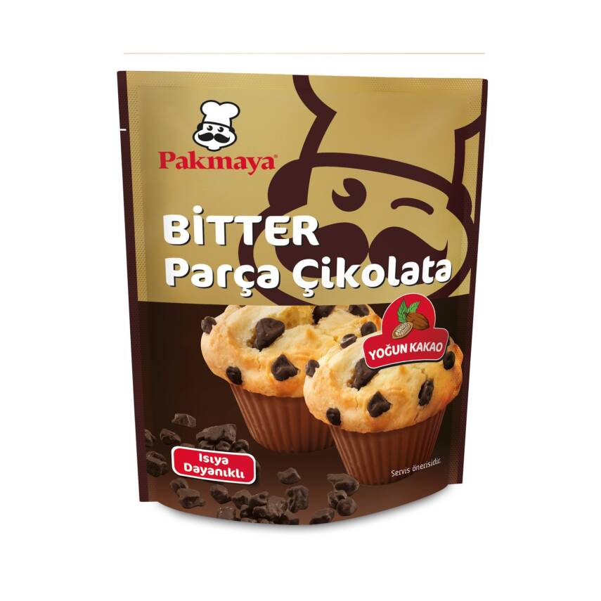 Pakmaya Bitter Parça Çikolata 70 G - 1