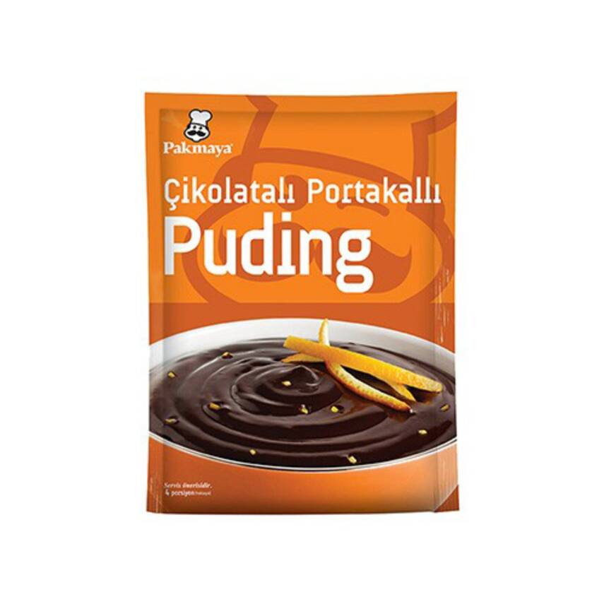 Pakmaya Çikolatalı Portakallı Puding 116 G - 1