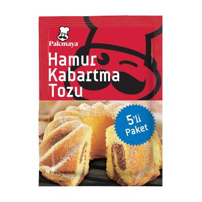 Pakmaya Hamur Kabartma Tozu 5'li 50 G - Pakmaya