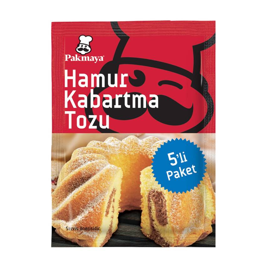 Pakmaya Hamur Kabartma Tozu 5'li 50 G - 1