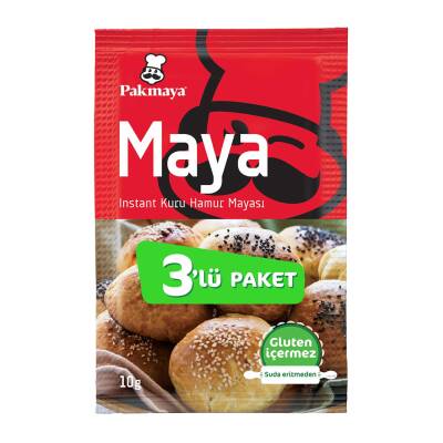 Pakmaya Instant Maya 3'lü 30 G - Pakmaya