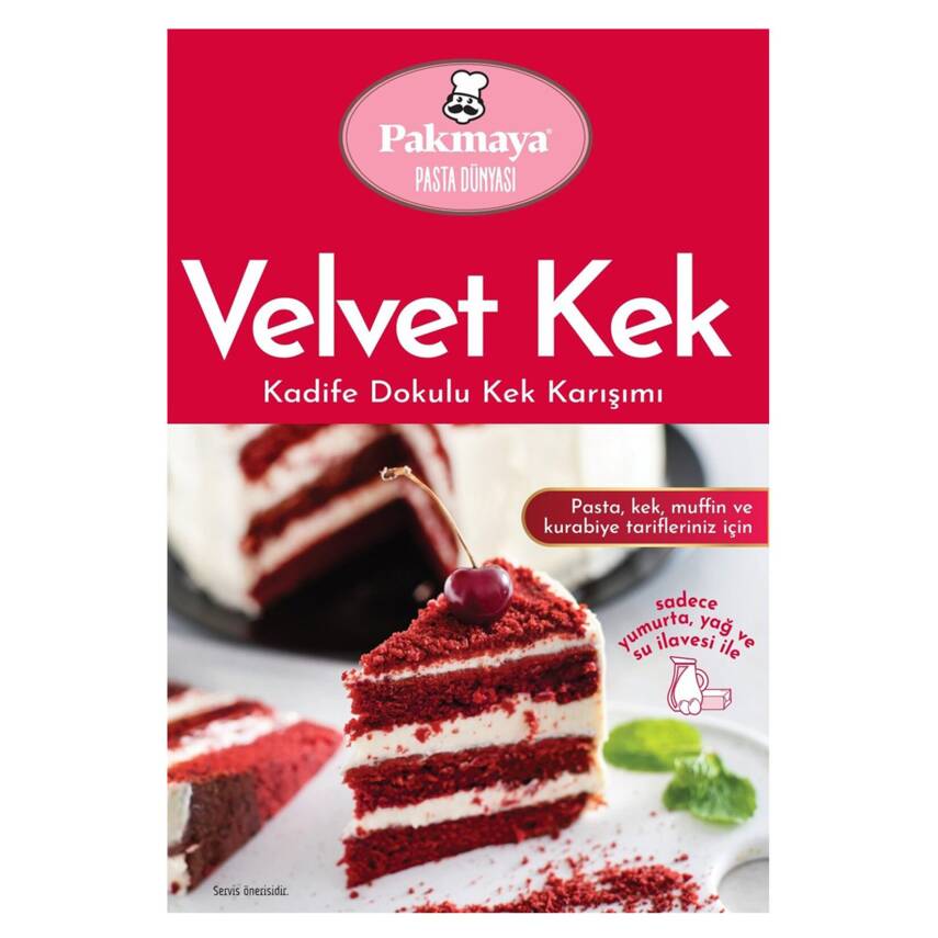 Pakmaya Kırmızı Velvet Kek 250 G - 1