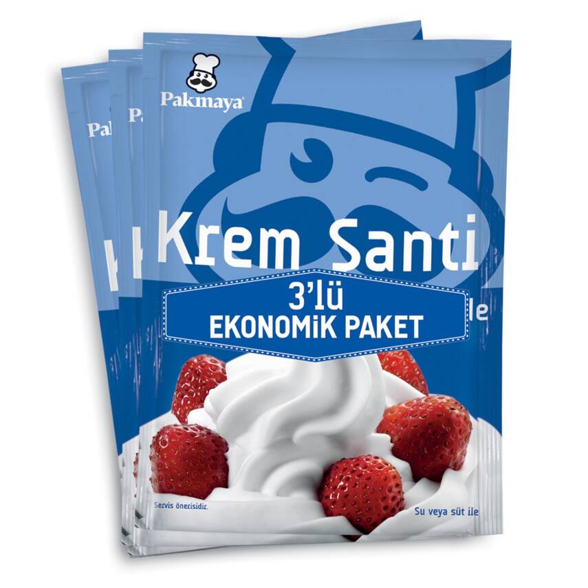 Pakmaya Krem Şanti 3'lü Avantaj 225 G - 1