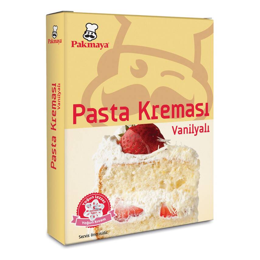 Pakmaya Pasta Kreması Vanilyalı 140 G - 1
