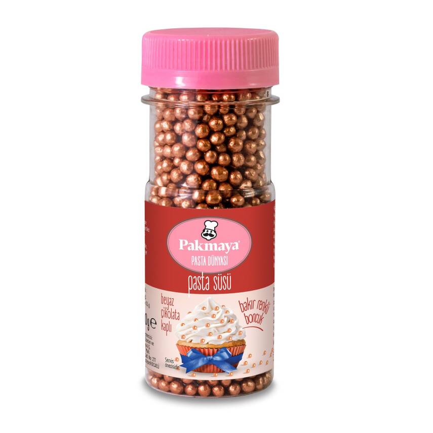 Pakmaya Pasta Süsü Bakır Boncuk Pirinç Patlağı 50 G - 1