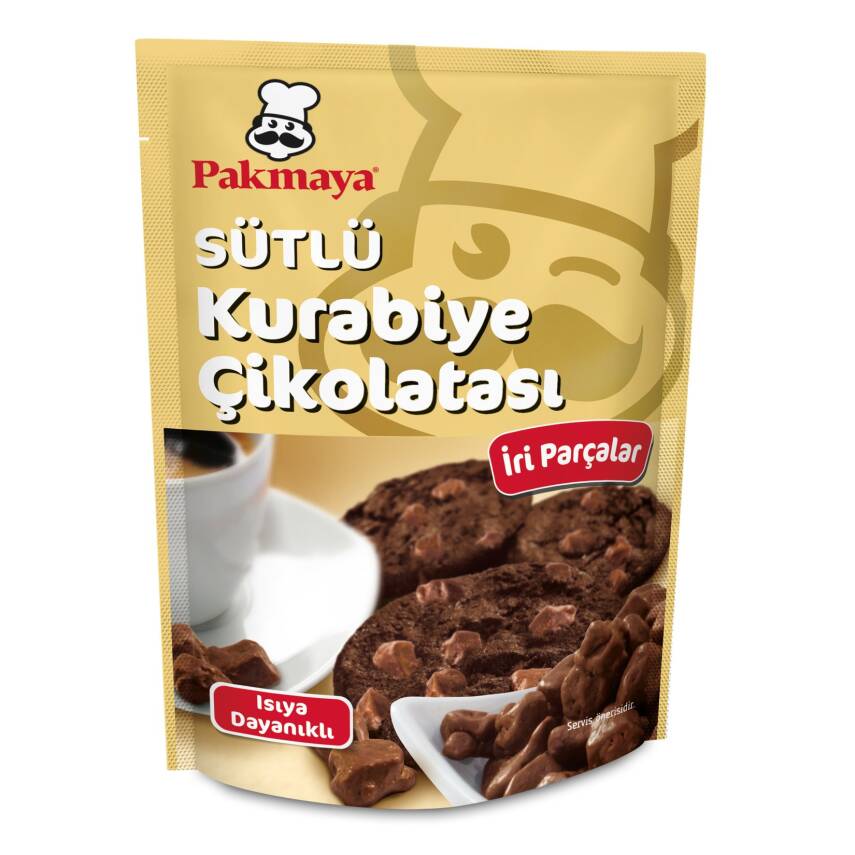 Pakmaya Sütlü Kurabiye Çikolatası 90 G - 1