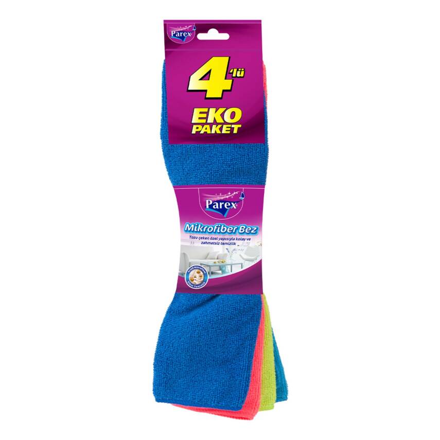 Parex Açık Mikrofiber Bez 4'lü - 1