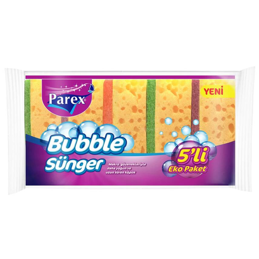 Parex Bubble Sünger Eko Paket 5'li - 1
